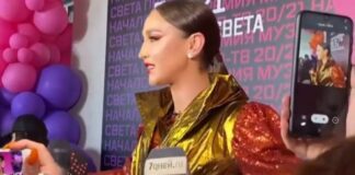 Бузова — птица Феникс и бинарный Милохин: самые нелепые и эпатажные костюмы звёзд на Муз-ТВ