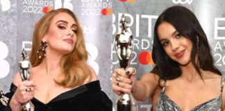 Адель, Эд Ширан и Дуа Липа: победители музыкальной премии BRIT Awards-2022