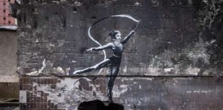 Семь граффити – Бэнкси Instagram опубликовал видео из Украины