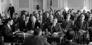 Роберт Дауни-мл. и Киллиан Мерфи на новых снимках из «Оппенгеймера» Нолана