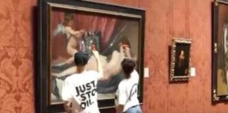 «Экоактивисты» пытались повредить в Лондоне картину Диего Веласкеса